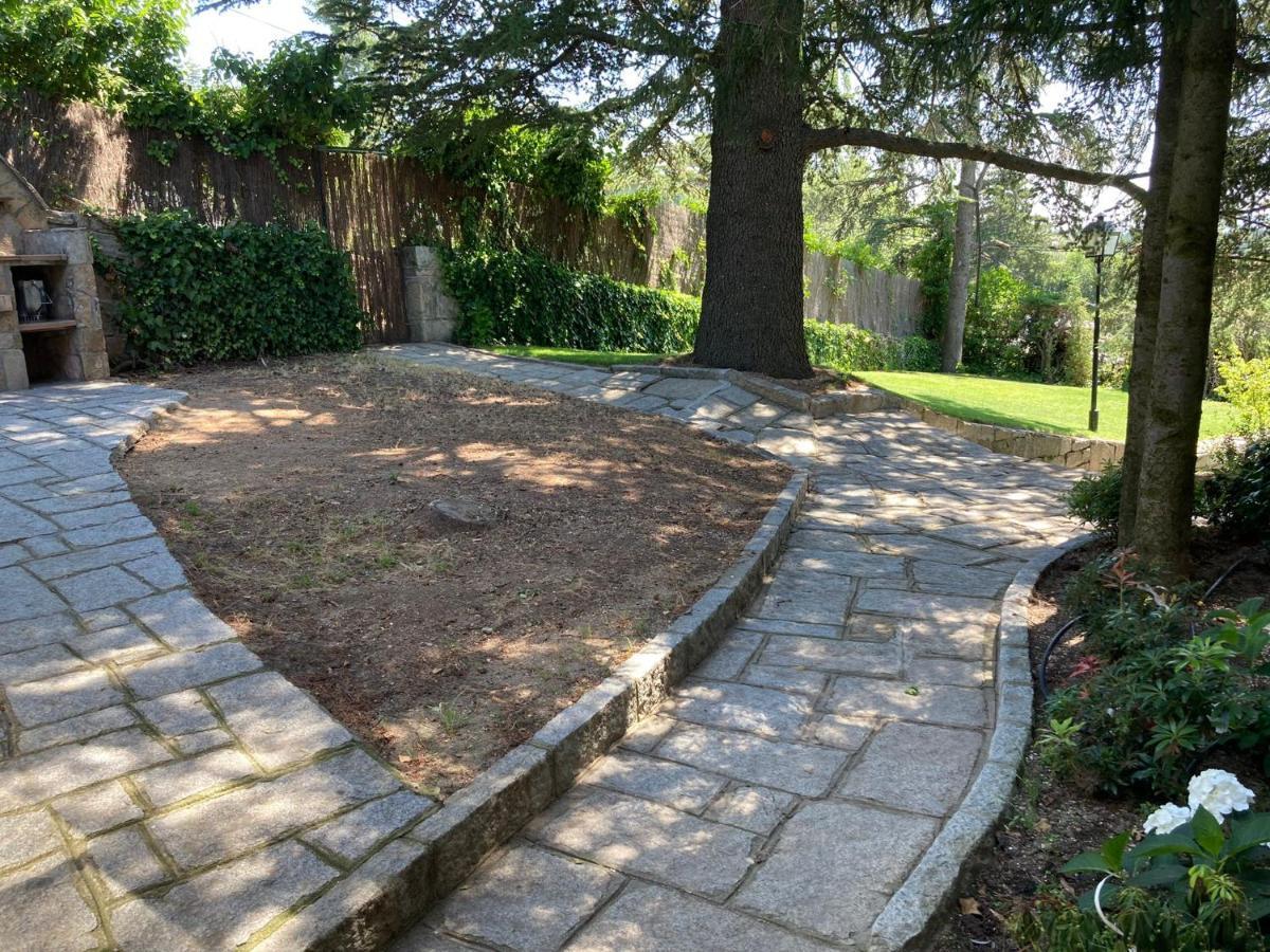 Los Cedros, Gran Chalet Con Piscina Y Apartamento En Navacerrada Eksteriør bilde