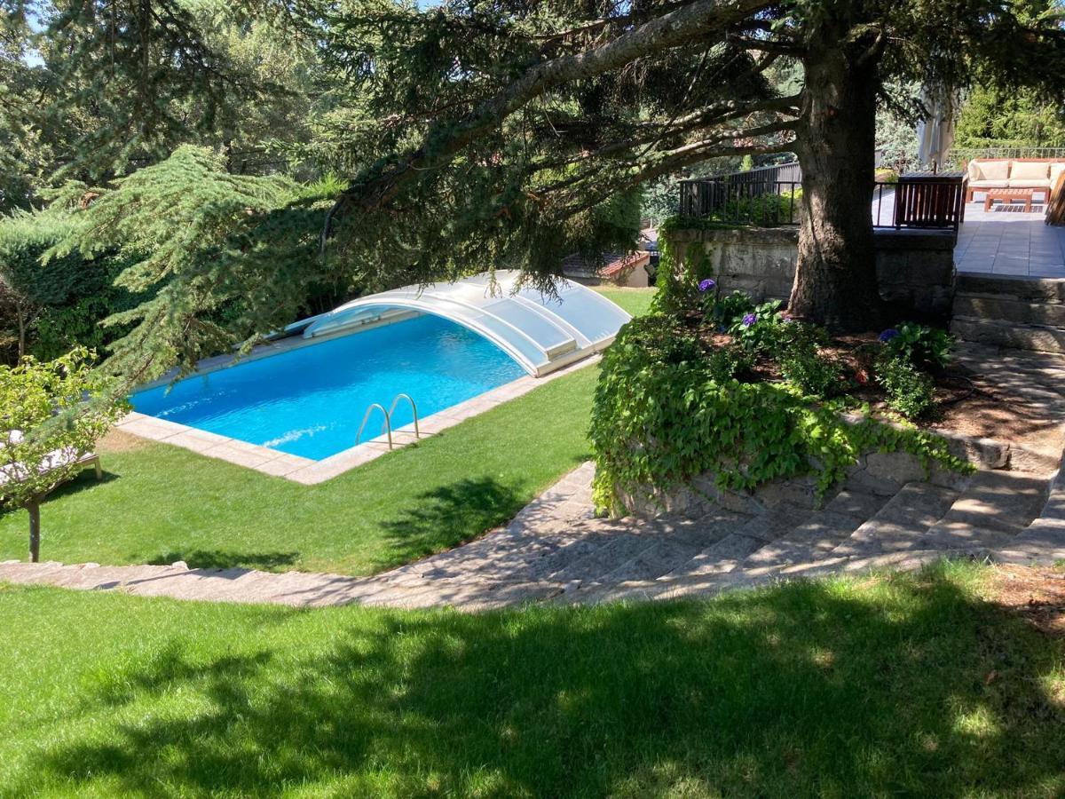 Los Cedros, Gran Chalet Con Piscina Y Apartamento En Navacerrada Villa Eksteriør bilde